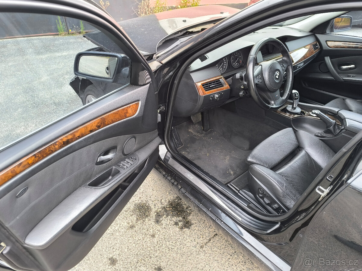 Bmw e60 Lci komfort černá kůže interiér - 2