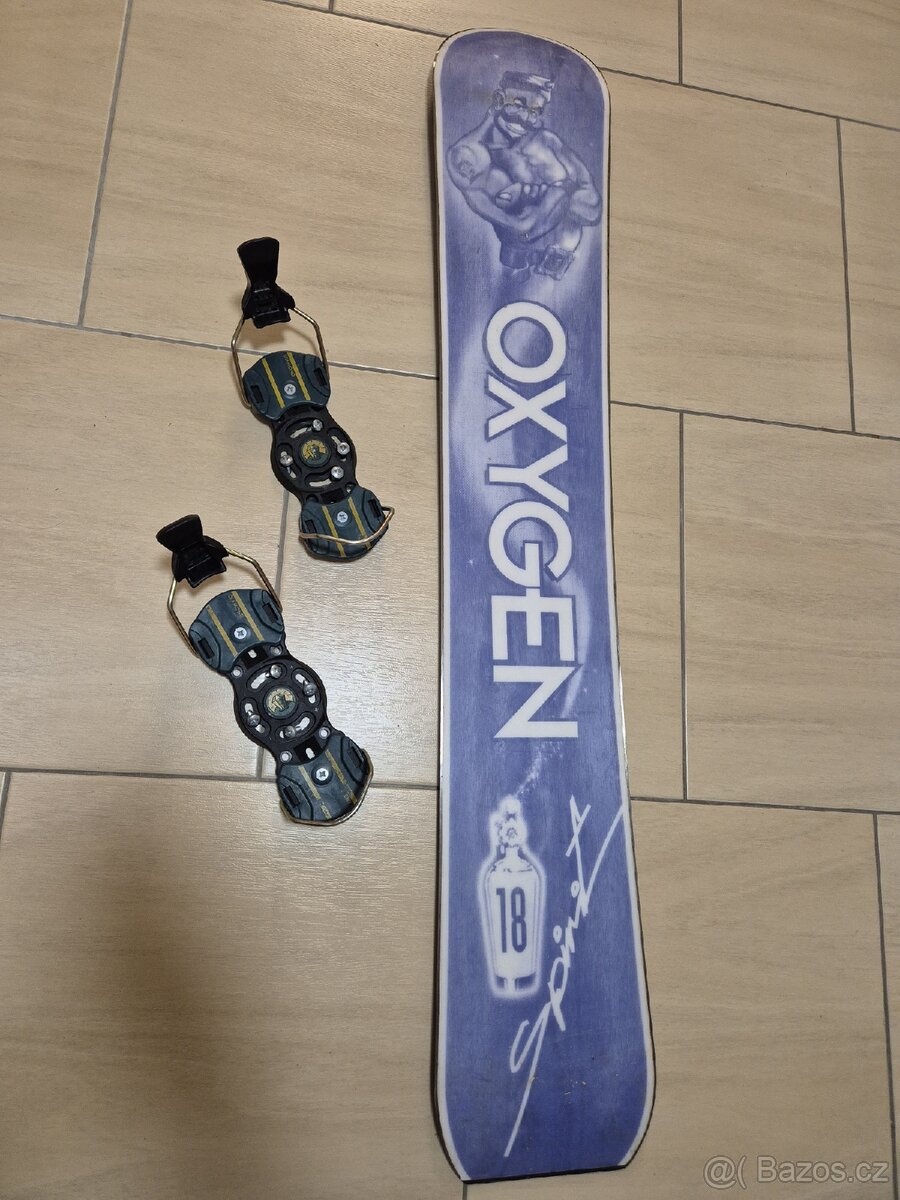 Dětský snowboard Oxygen s vázáním - 2