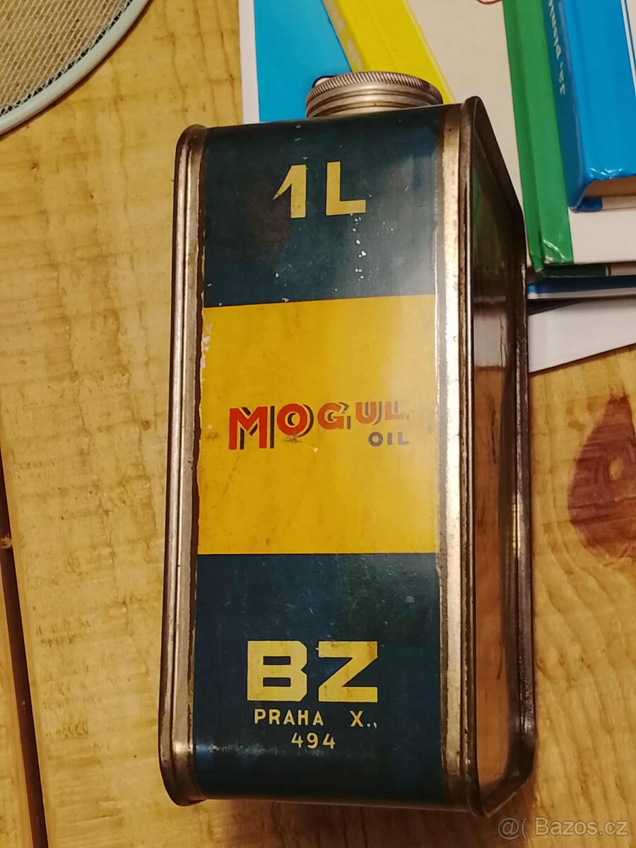 plechovka olej MOGUL OIL pro JAWA BMW DKW NSU MOBILOIL - 2