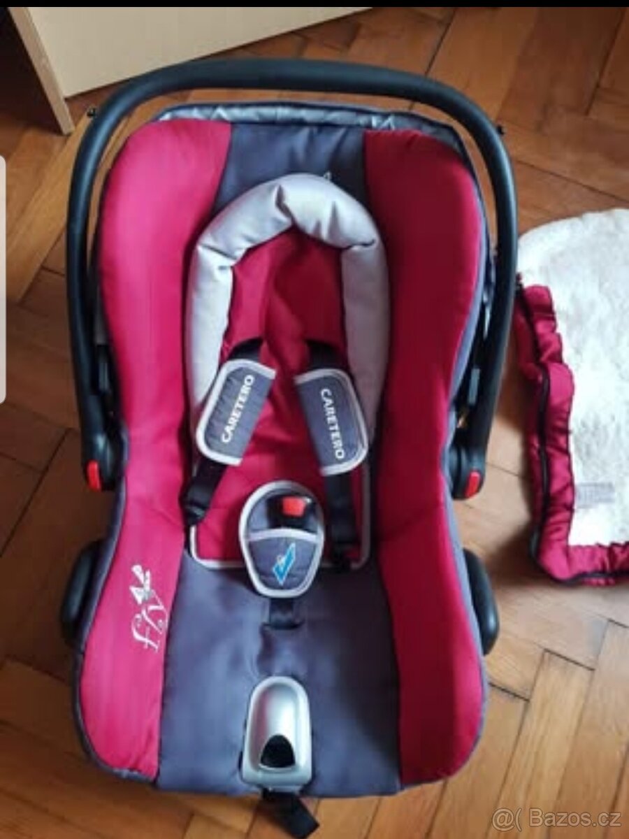 Autosedačka vajíčko a fusak - Caretero 0-13 kg - 2