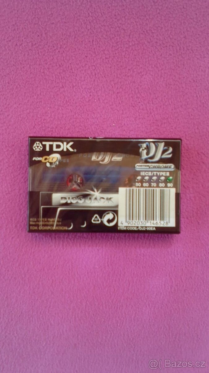 MC kazeta TDK - 2