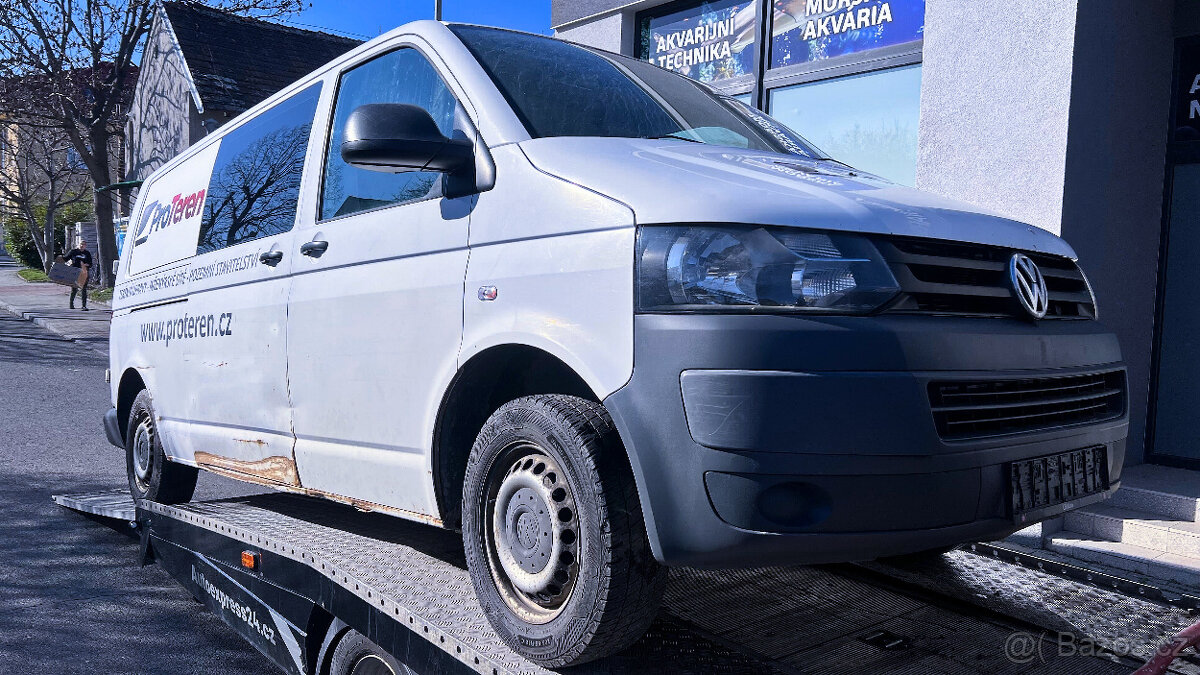 Vůz na díly VW Transporter T5 7H FL kombi 2010 CAAC KUP LB9A - 2
