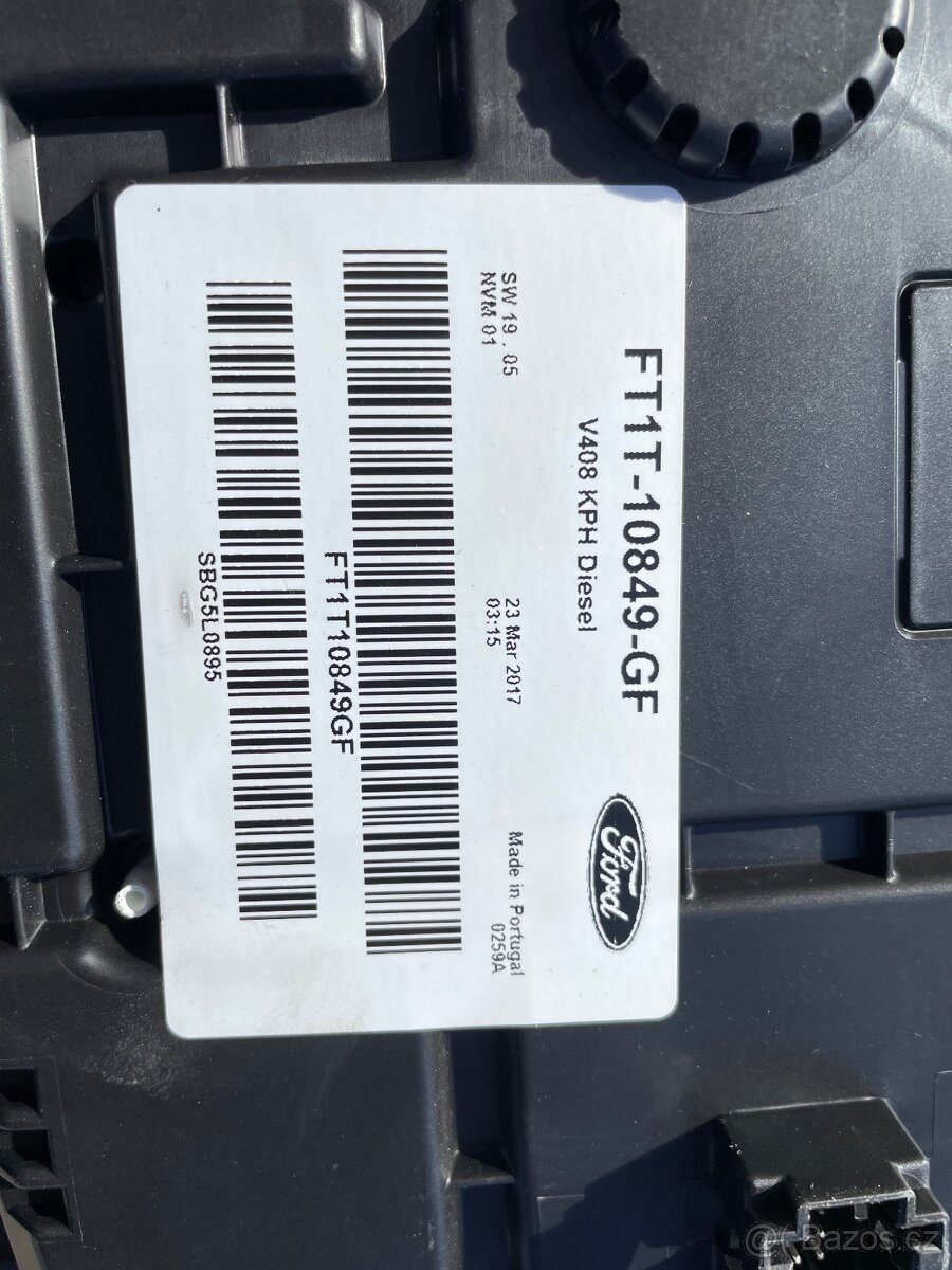 2017 Budíky Ford Tourneo / Tranzit Connect 1.5TDCi - 2