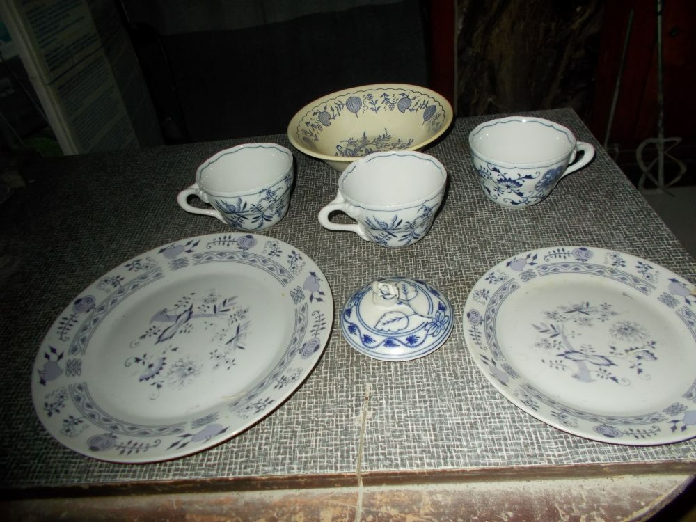 Porcelán motiv cibulák - 2