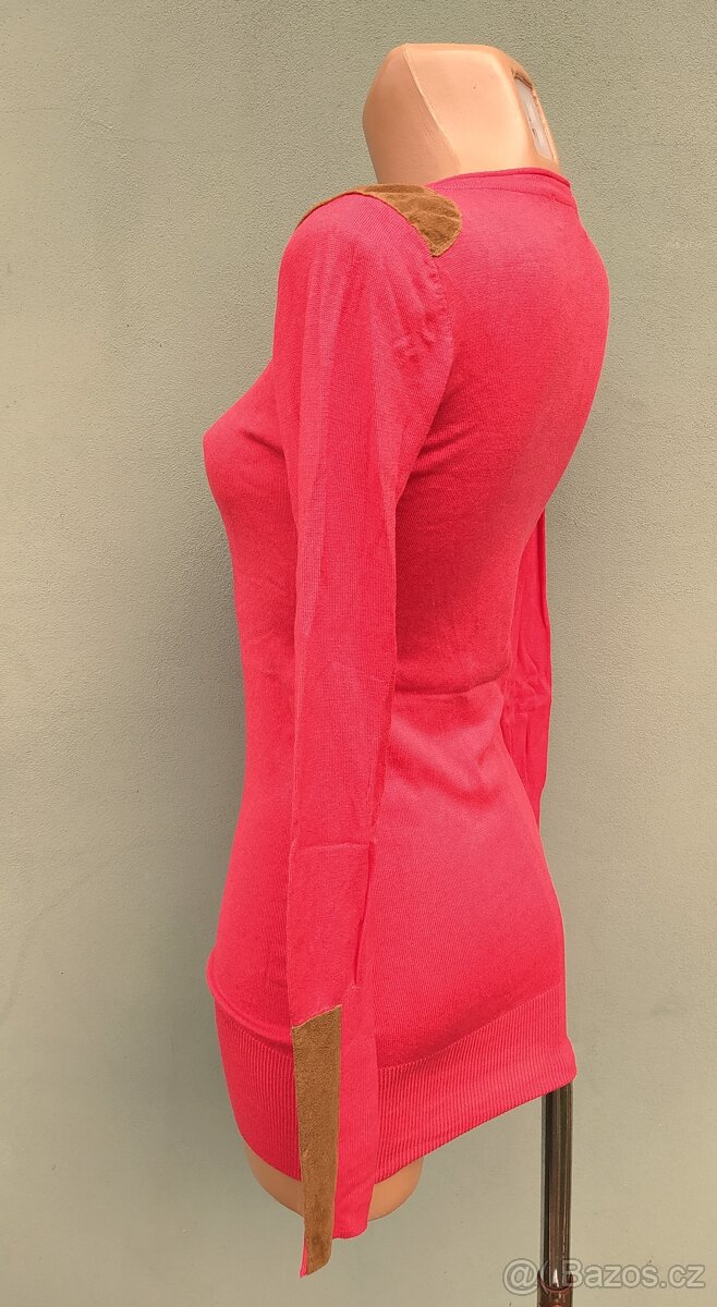 delší tenký svetr HF - vel.34/36 - 2