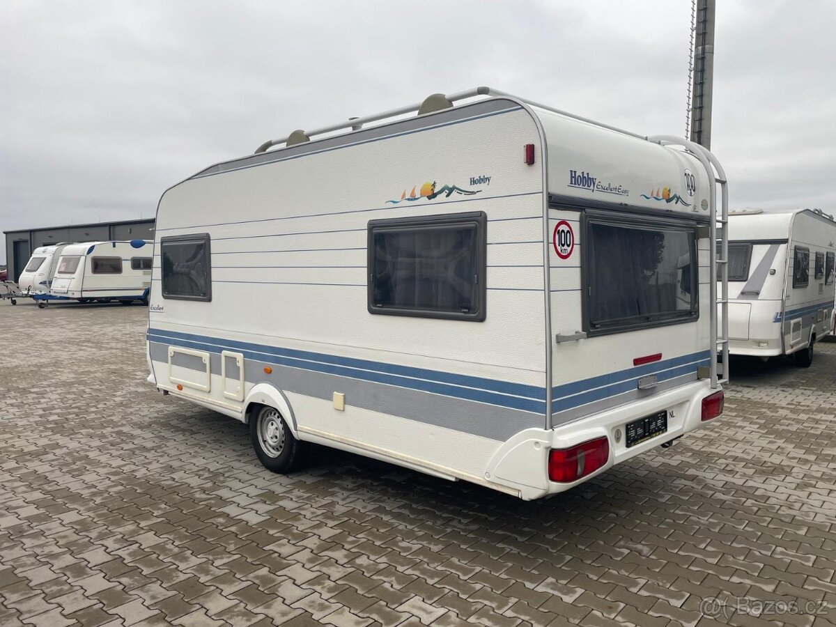 Hobby Excellent 450, 4 osoby, bojler, rozfuk, wc, stan - 2