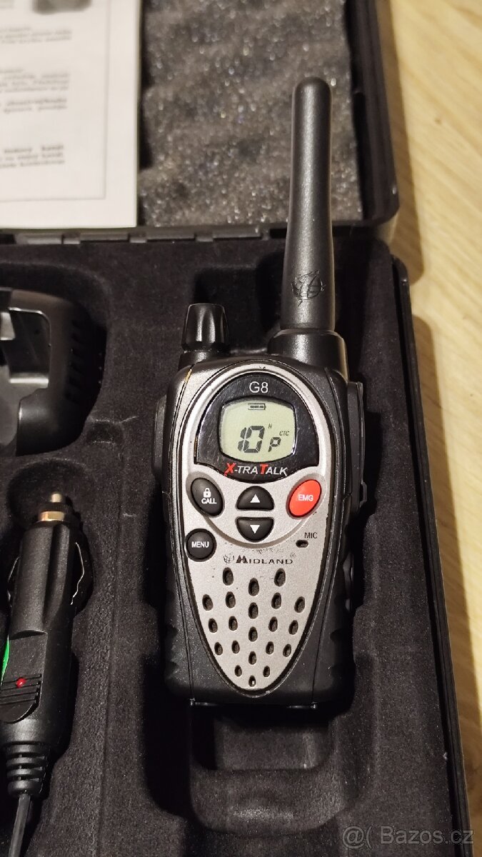 2x PMR vysílačky Midland G8 profi - 2