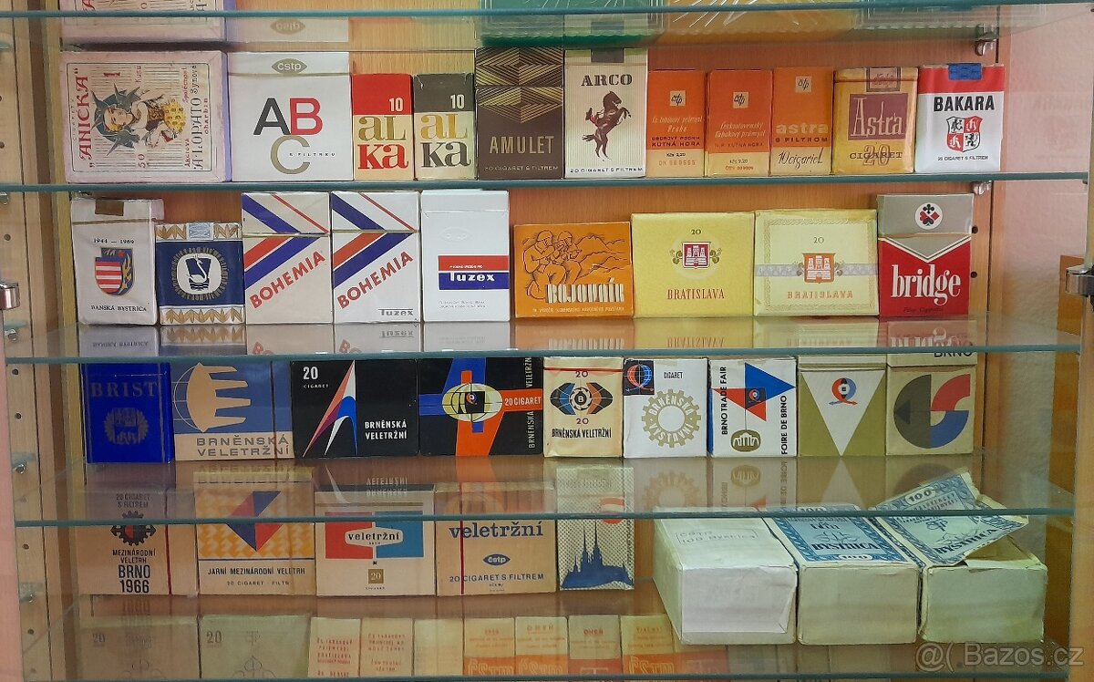 Staré cigarety, tabak, doutniky - 2