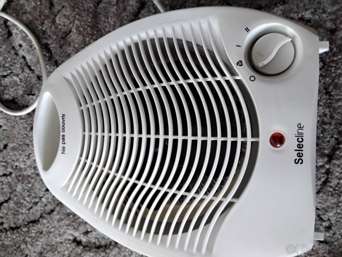 Teplovzdušný ventilátor. - 2