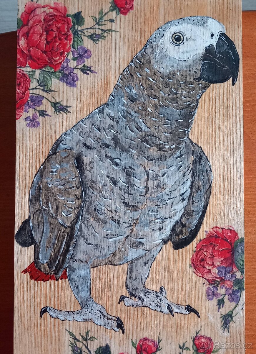 Ručně malovaný věšák – originál - 2