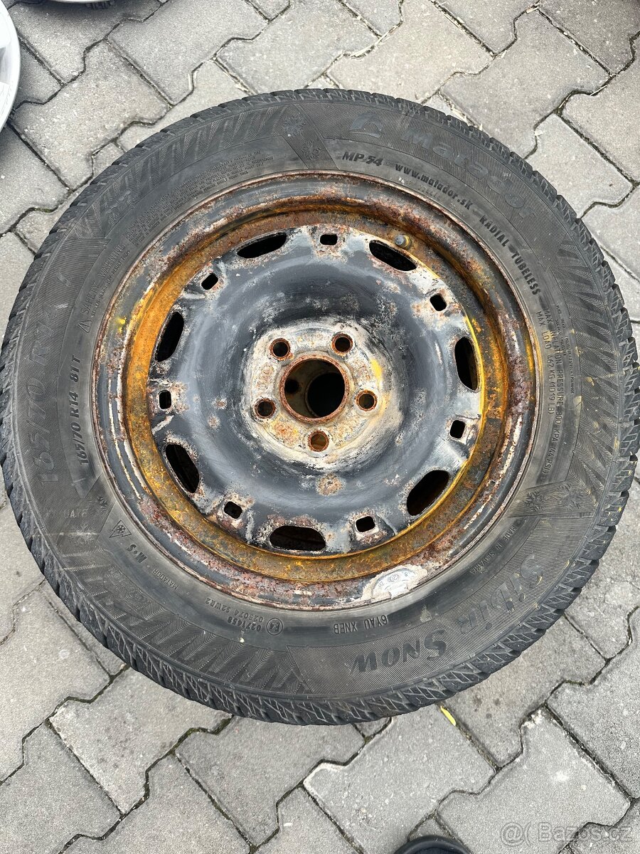 Plechové kola Fabia 1 - 2