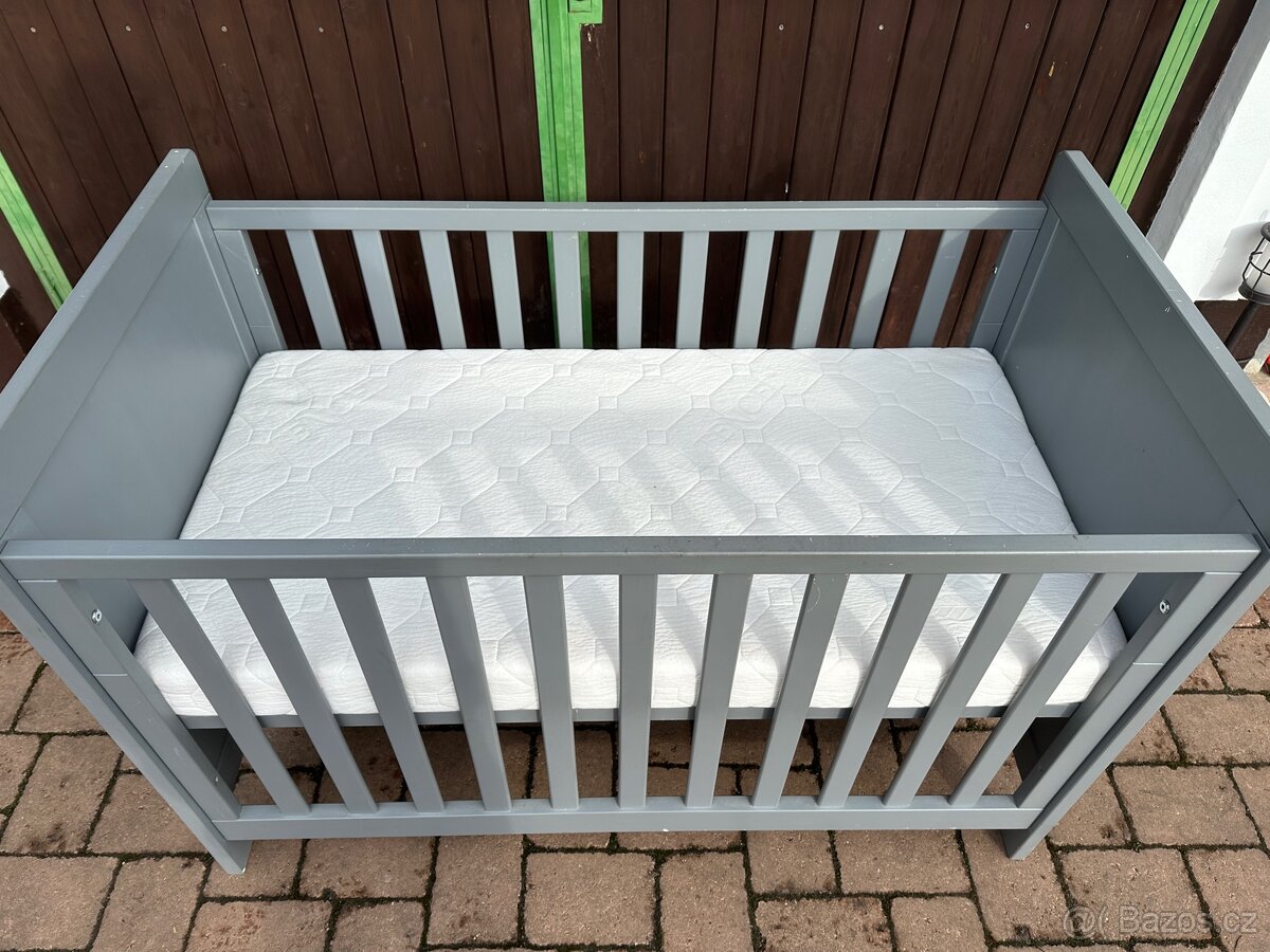 Dětská dřevěná postýlka Bopita - 2