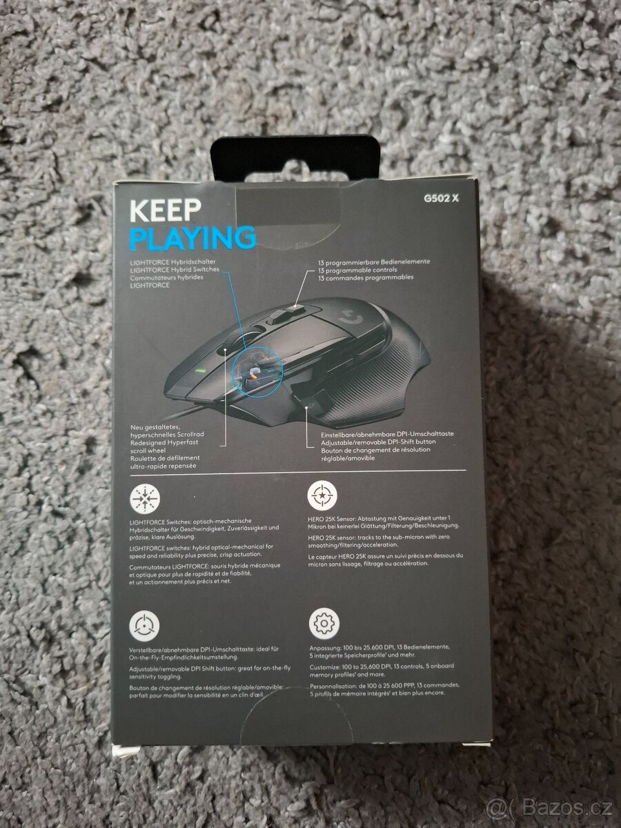 Logitech G502 X Gaming Mouse - Nová nevybalená - 2