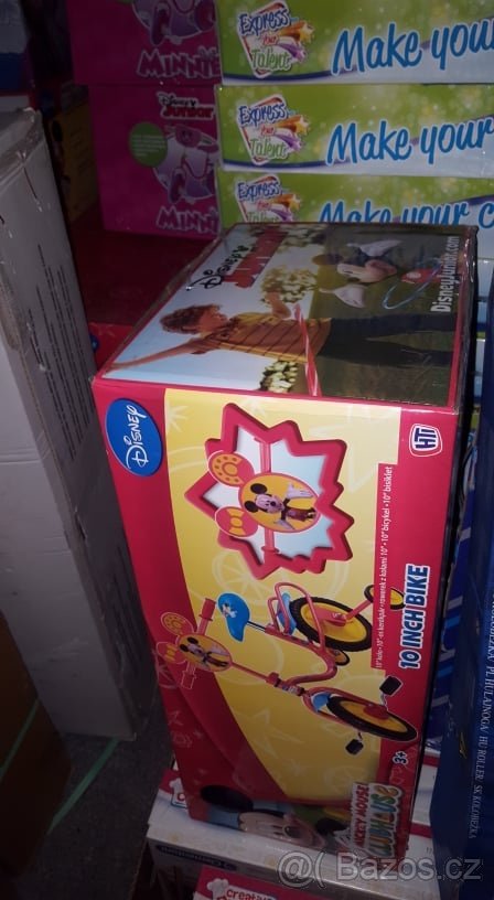 Nové Dětské šlapací kolo HTI Marvel Mickey M 10'' - VÝPROD - 2