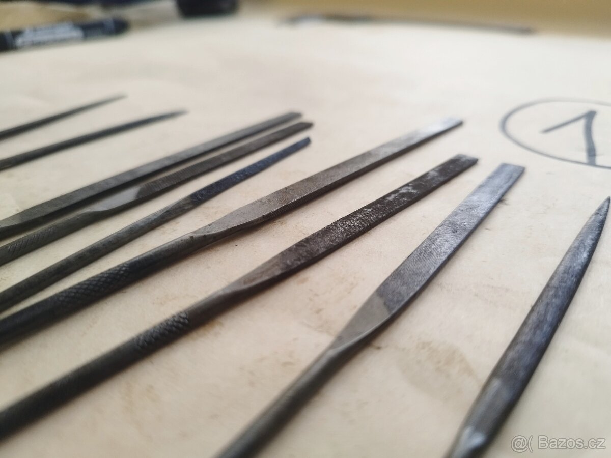 Tvarové pilníky Ø 4mm - 2