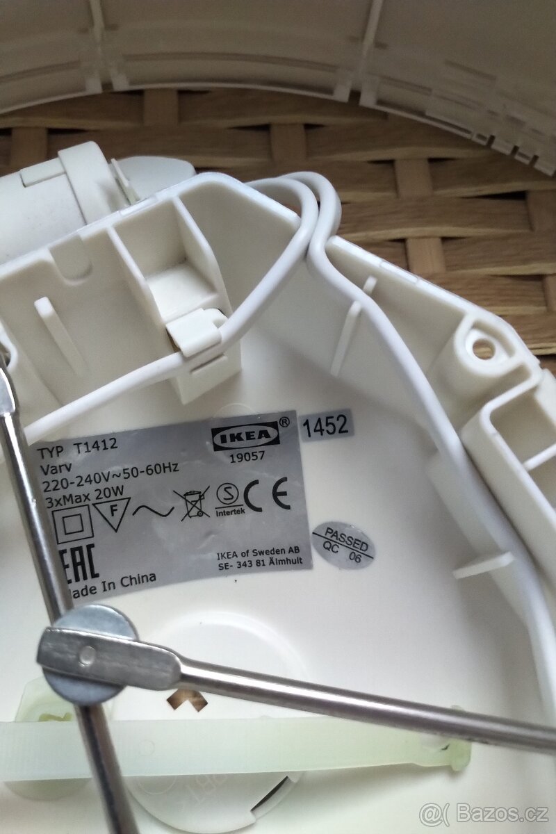 Látkové stropní svítidlo Ikea Varv - 2