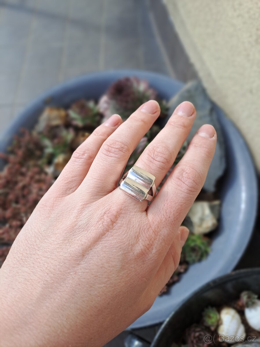 Stříbrný prsten Ag925, vel. 53 - 2