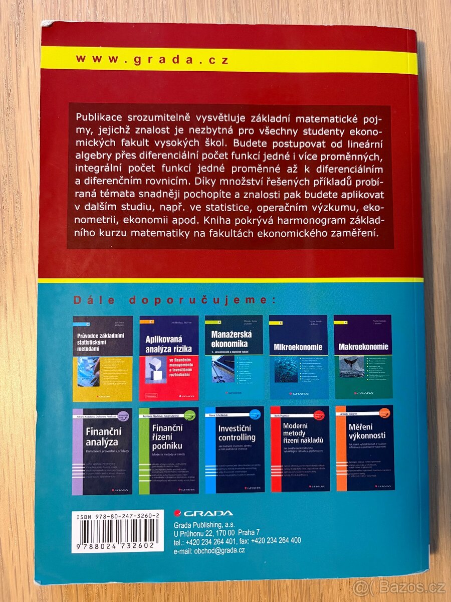 Matematika pro studenty ekonomie - 2