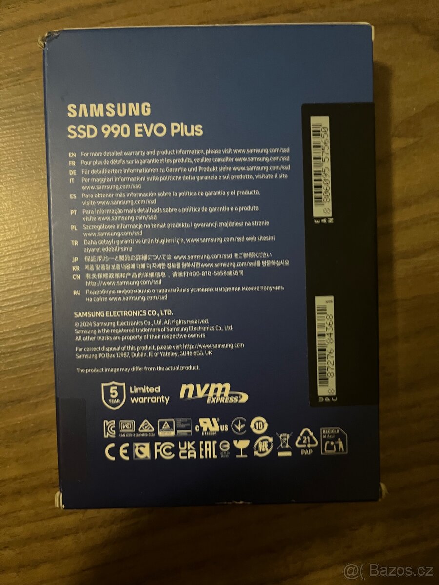 SSD Samsung 990 EVO Plus 2TB - 2