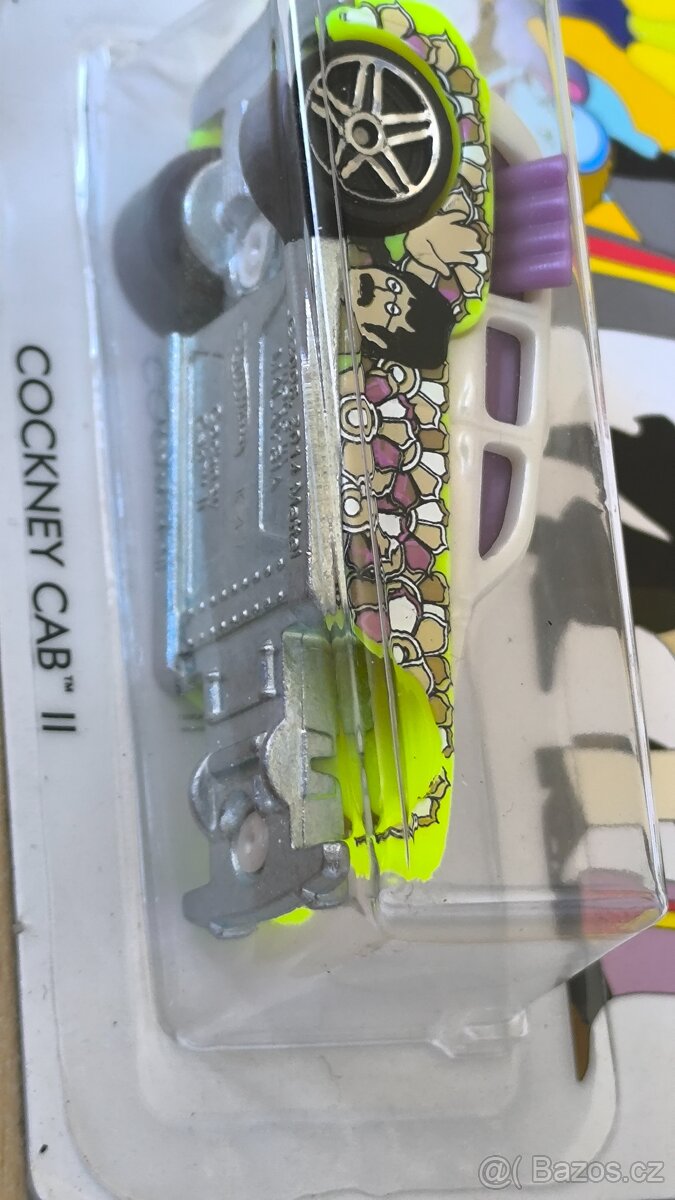 Hot Wheels cockney cab 2 factory error - 2
