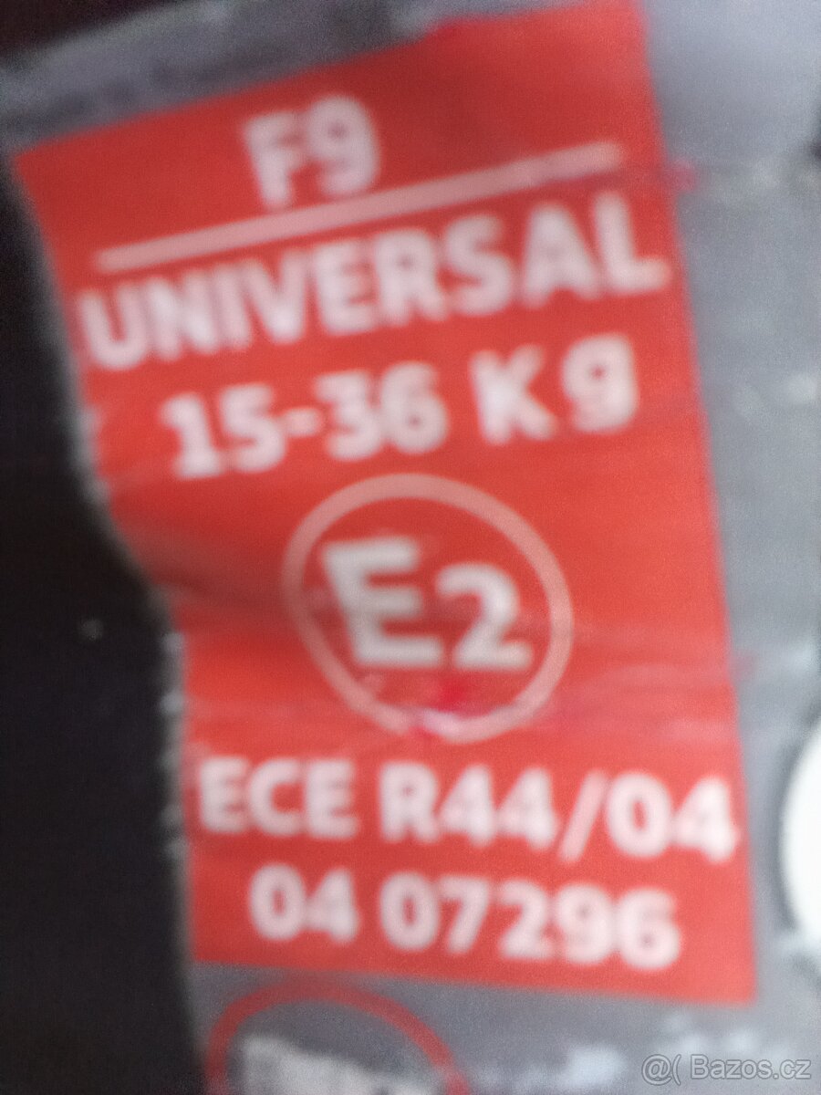 krasna autosedacka do 36 kg - 2