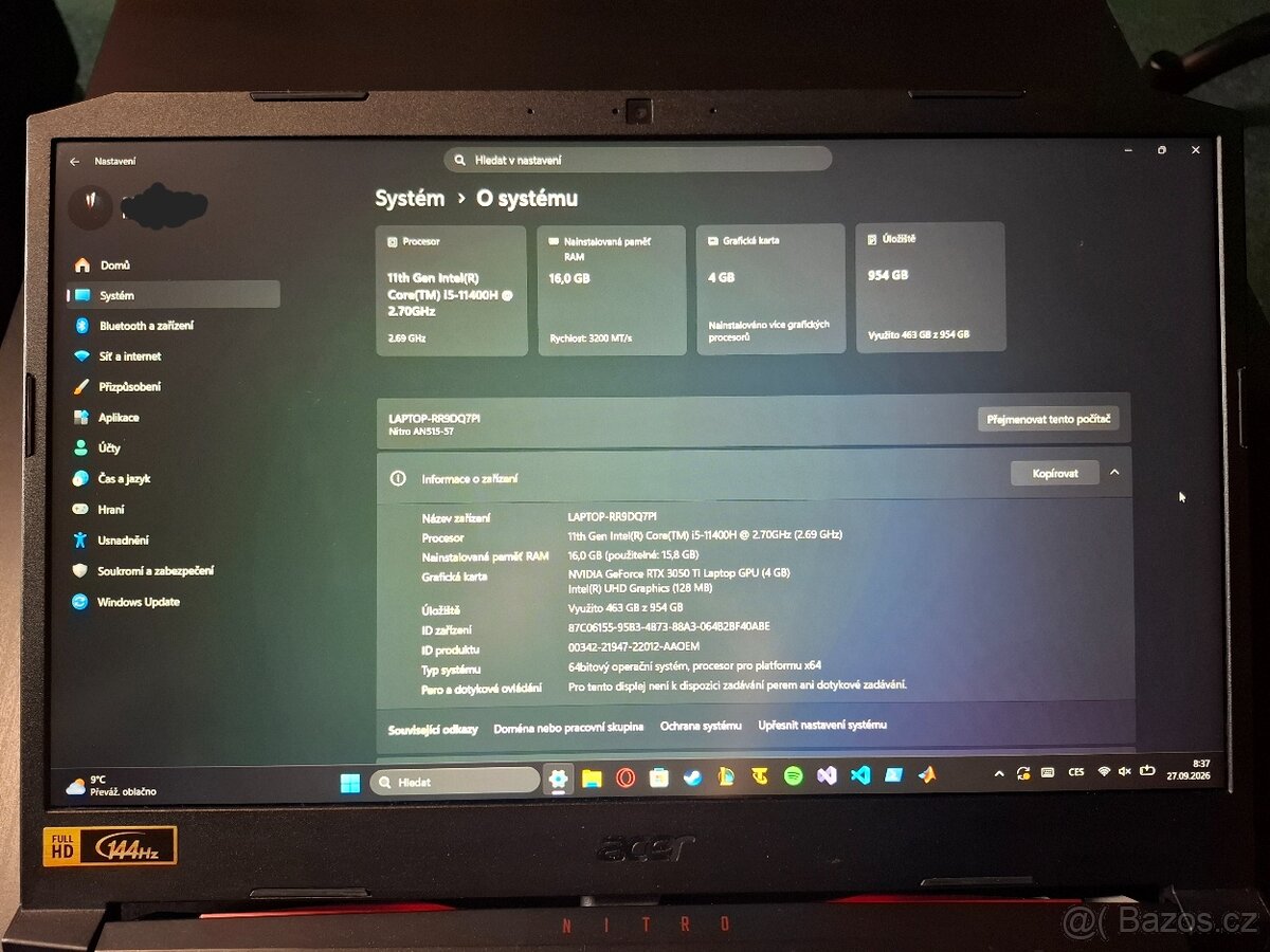 Acer Nitro 5 RTX 3050 Ti - 2