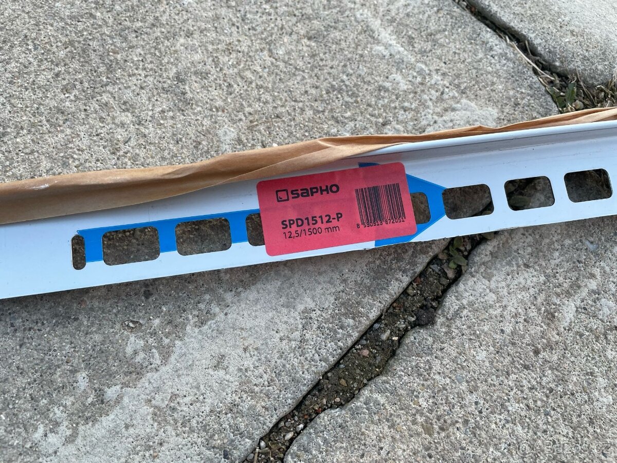 Sapho Spádová lišta pravá, kartáčovaná nerez - 2