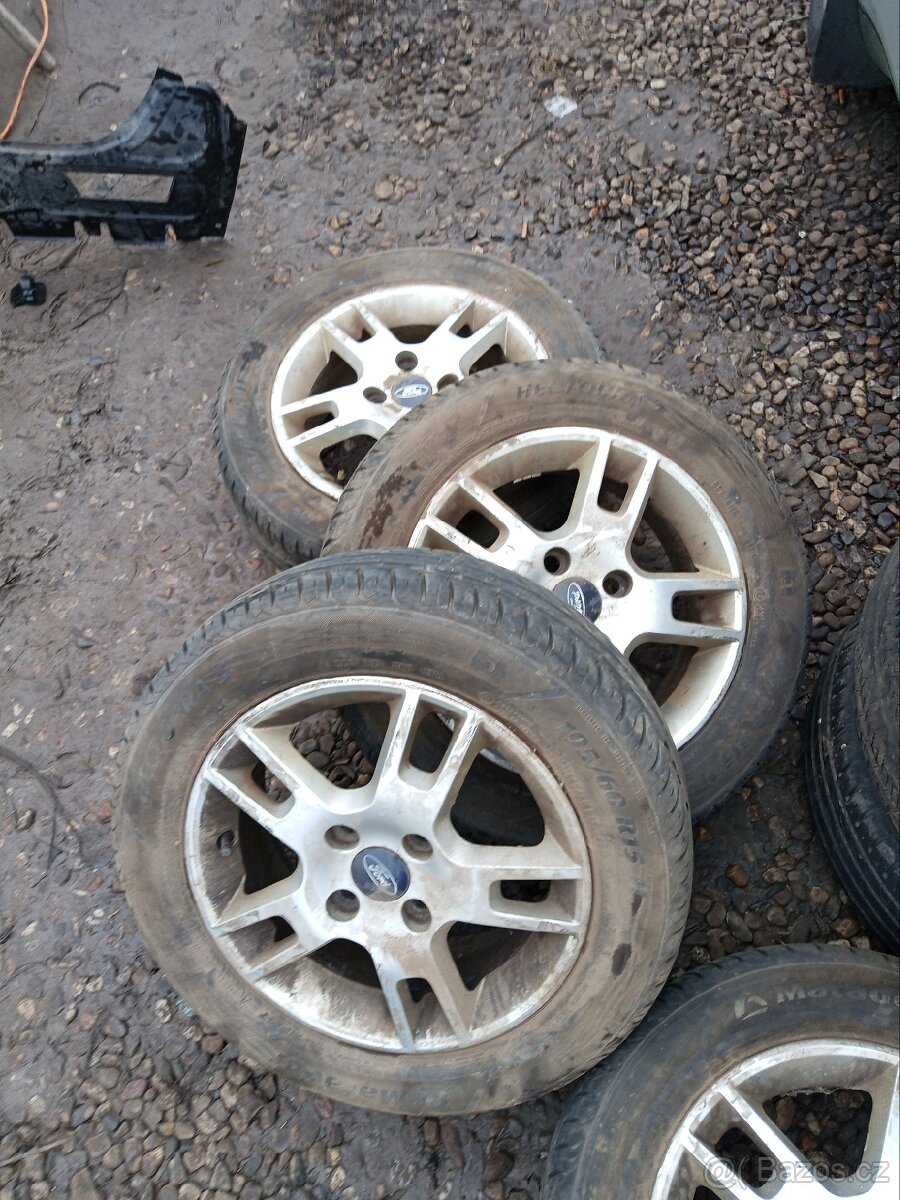 ALU Ford 4x108 R15 letní gumy - 2