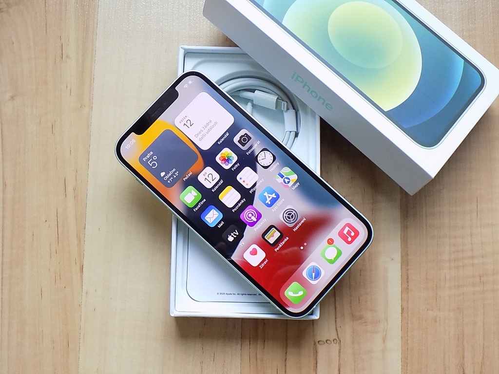 APPLE iPhone 12 64GB Green - ZÁRUKA - TOP STAV -100% BATERIE - 2