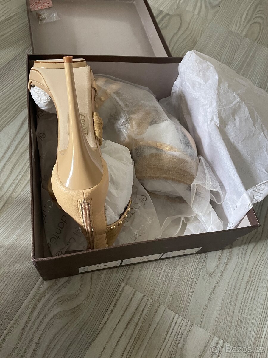 Nové, kožené, dámské El Dantés, vel.40-41. Pův.c. 3900,- - 2