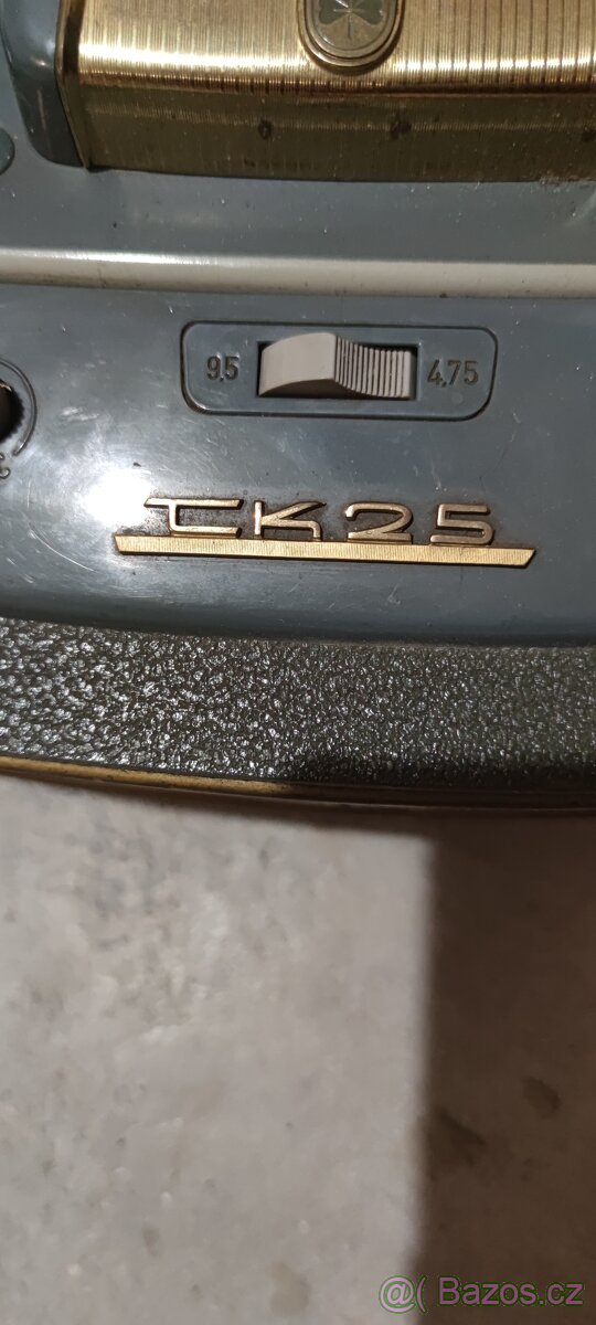 GRUNDIG TK25 (cca 1960)–Kotouč. Elektronkový Magnetofon - 2