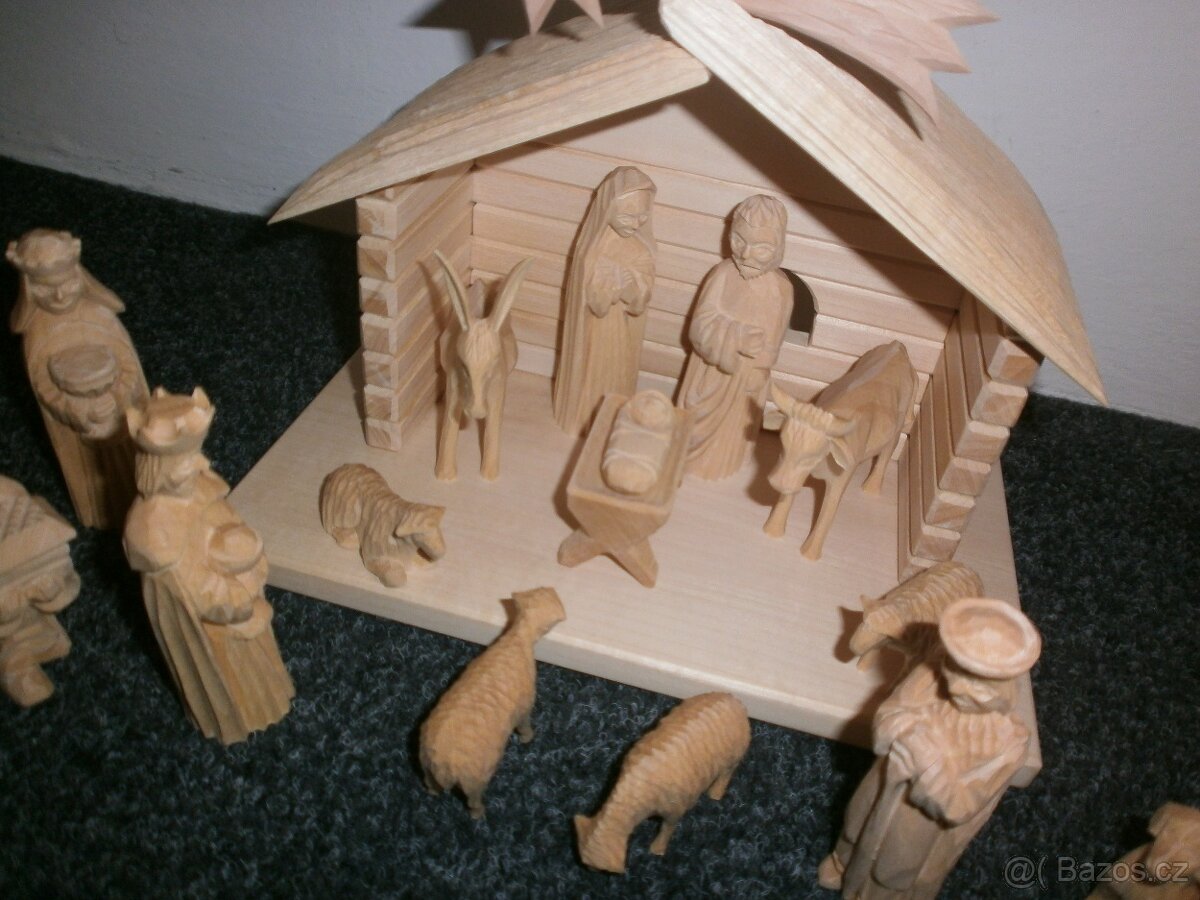 betlém z lipového a smrkového dřeva 14a2 - 2