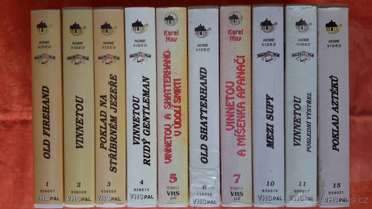 Filmy Karla Maye na VHS - 2