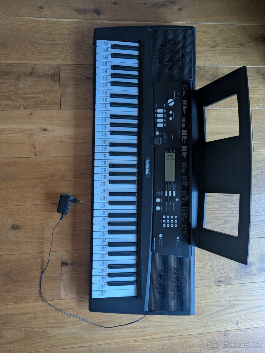 Prodám klávesy YAMAHA EZ-220 + stojan - 2