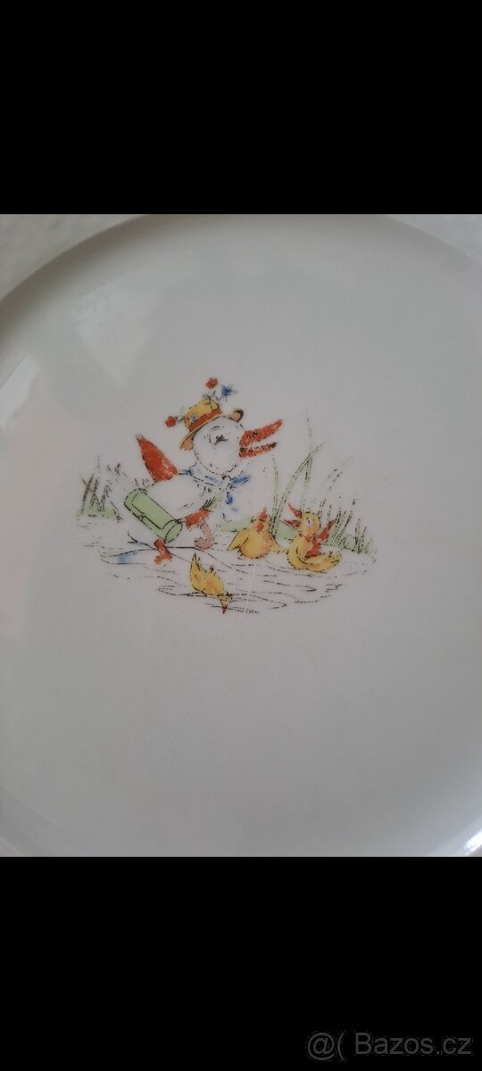 Retro dětský talířek značky Thun - 2