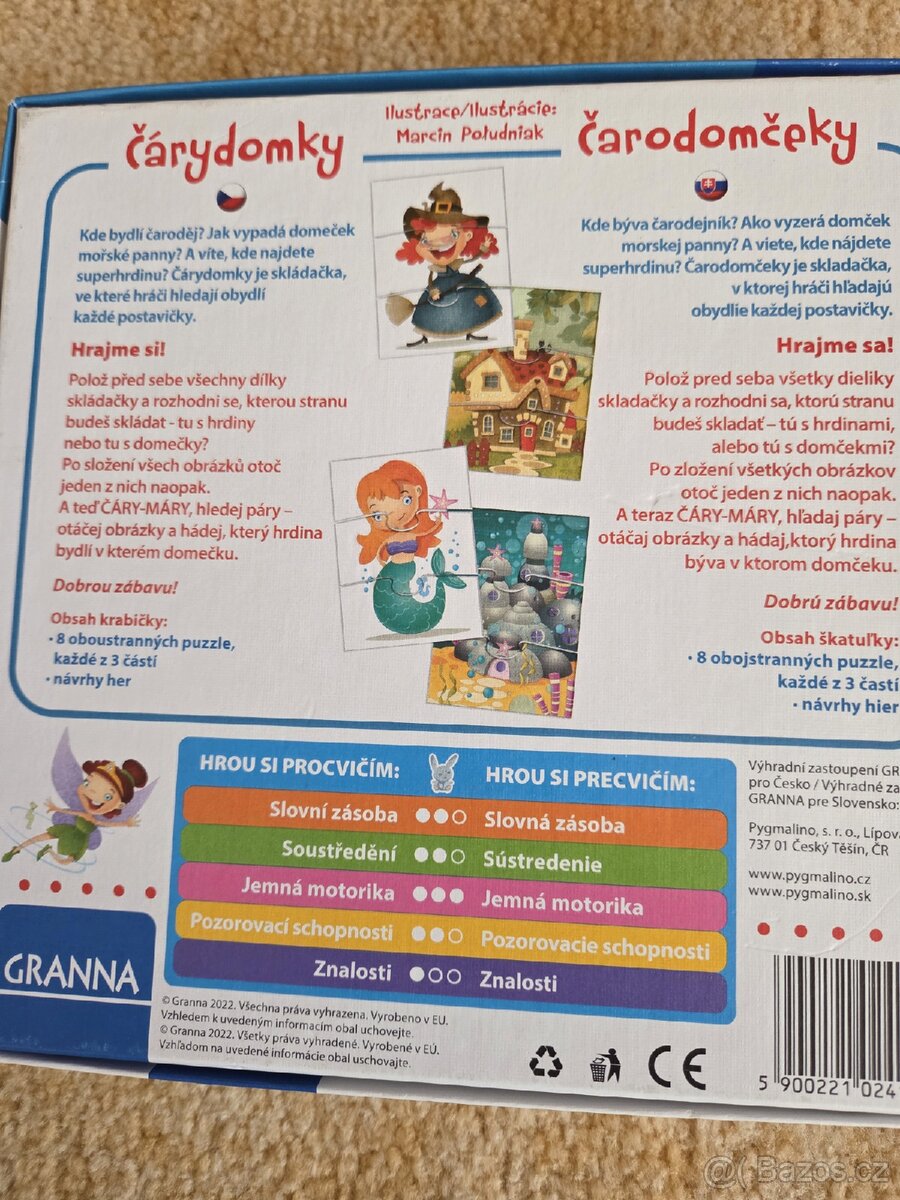 Skládačka - puzzle Čárydomky - 2