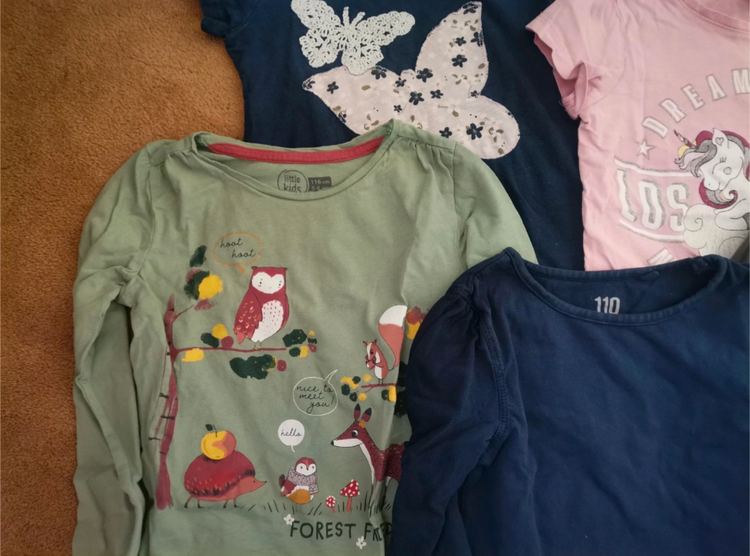 Set dívčích triček 110/116 - 2