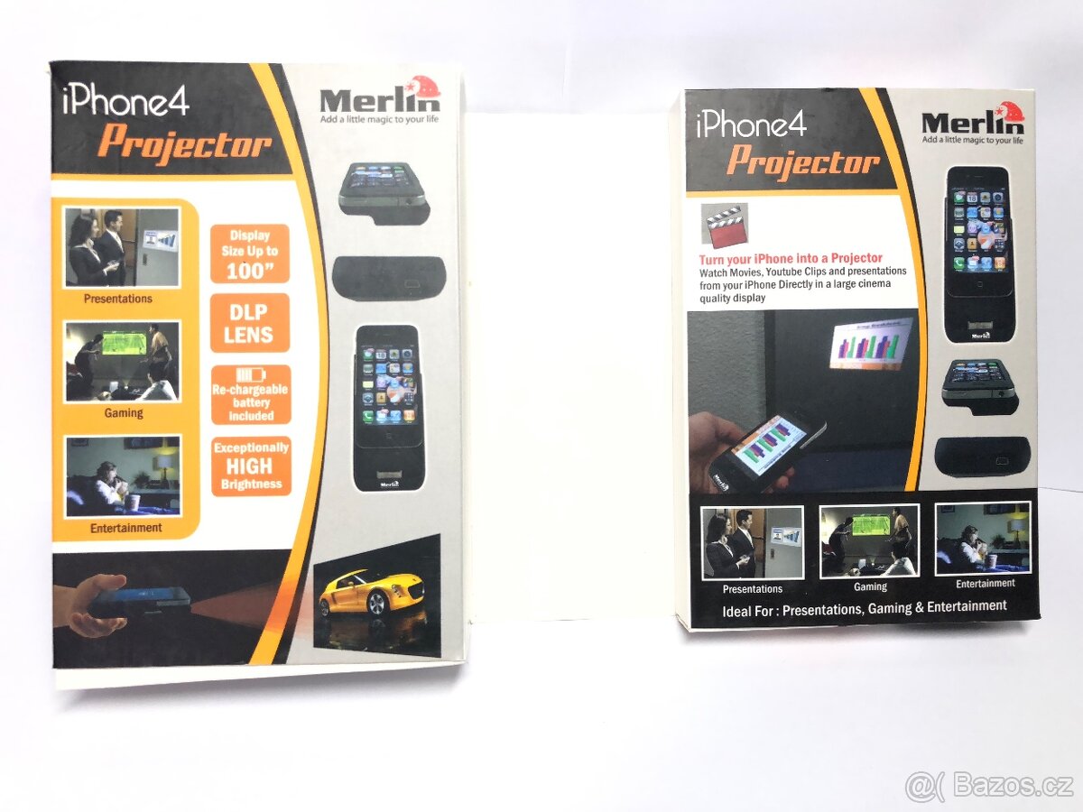 Merlin iPhone 4 Projector – přenosný projektor pro iPhone 4 - 2