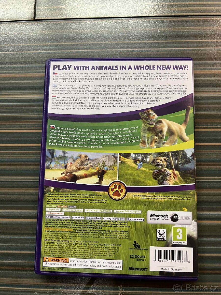 hra xbox 360 kinect Kinectimals - 2