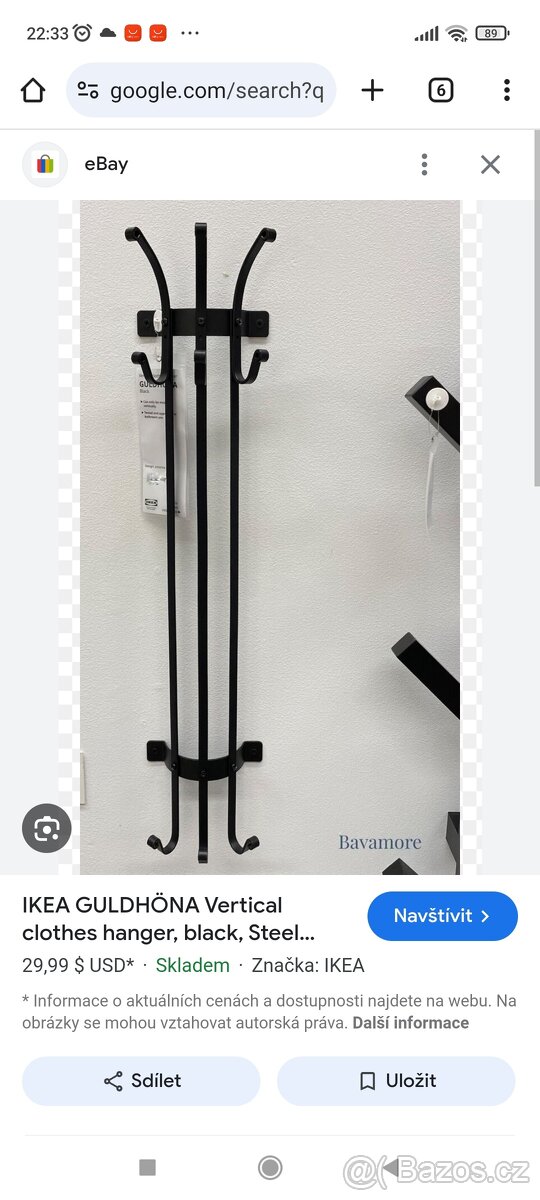 Věšák guldhöna vertikal - 2