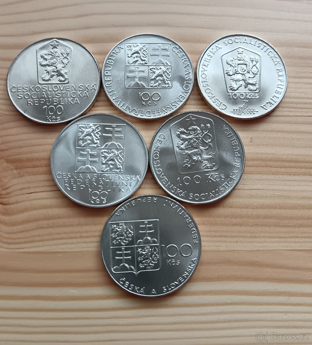 Stříbrné pamětní mince Československa 100kčs sbírkový sta - 2