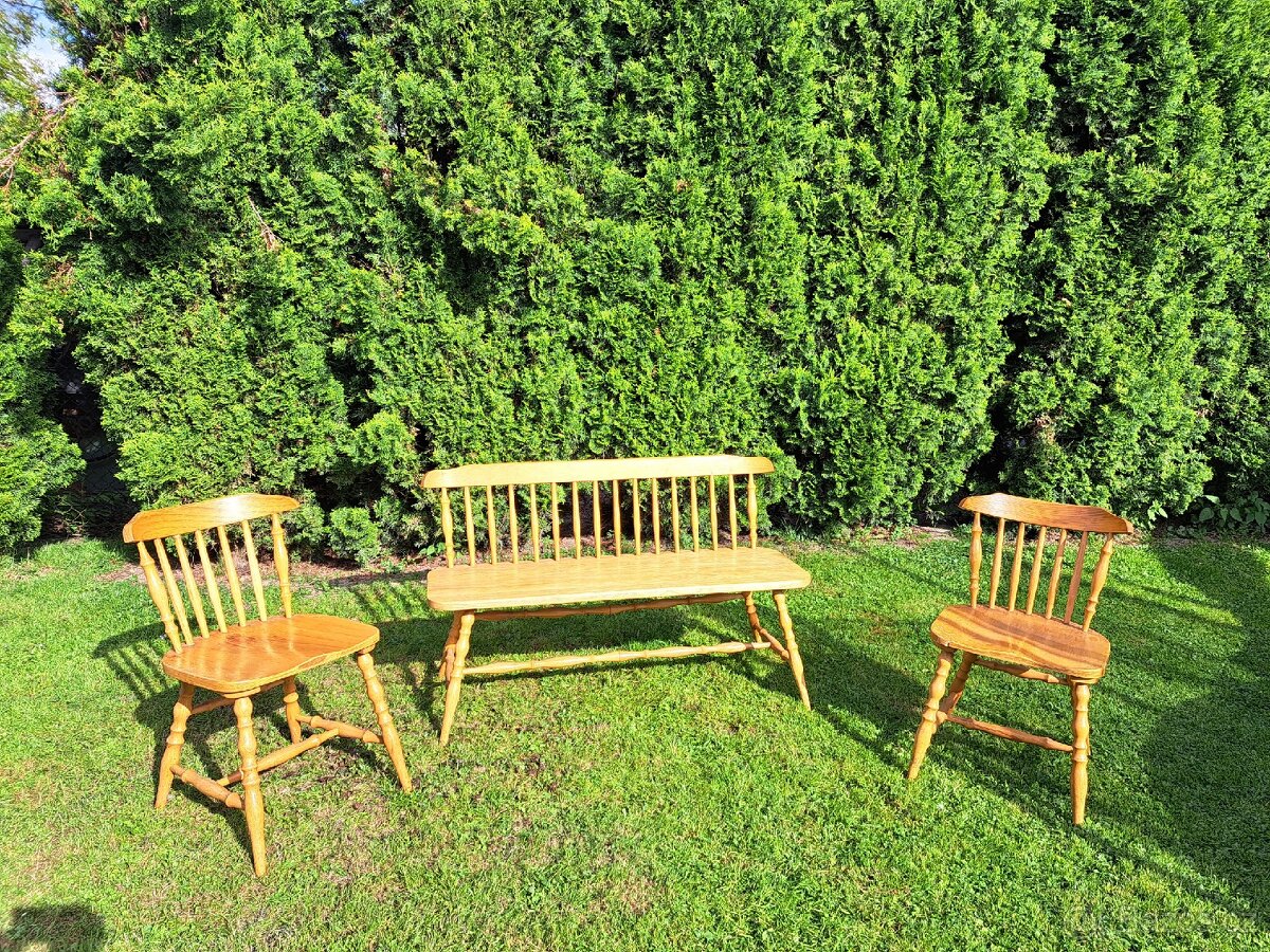 Jídelní souprava masiv - 2