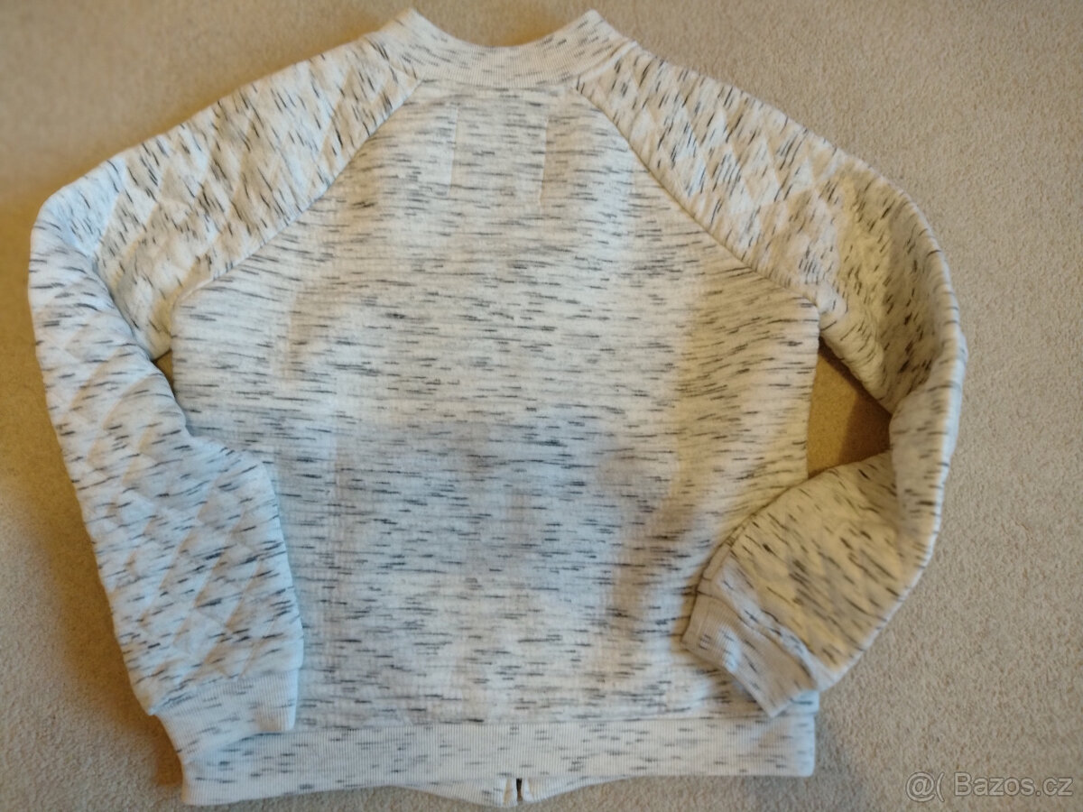 DÍVČÍ MIKINA, zn. BERSHKA - vel. S (asi 152-158) - 2
