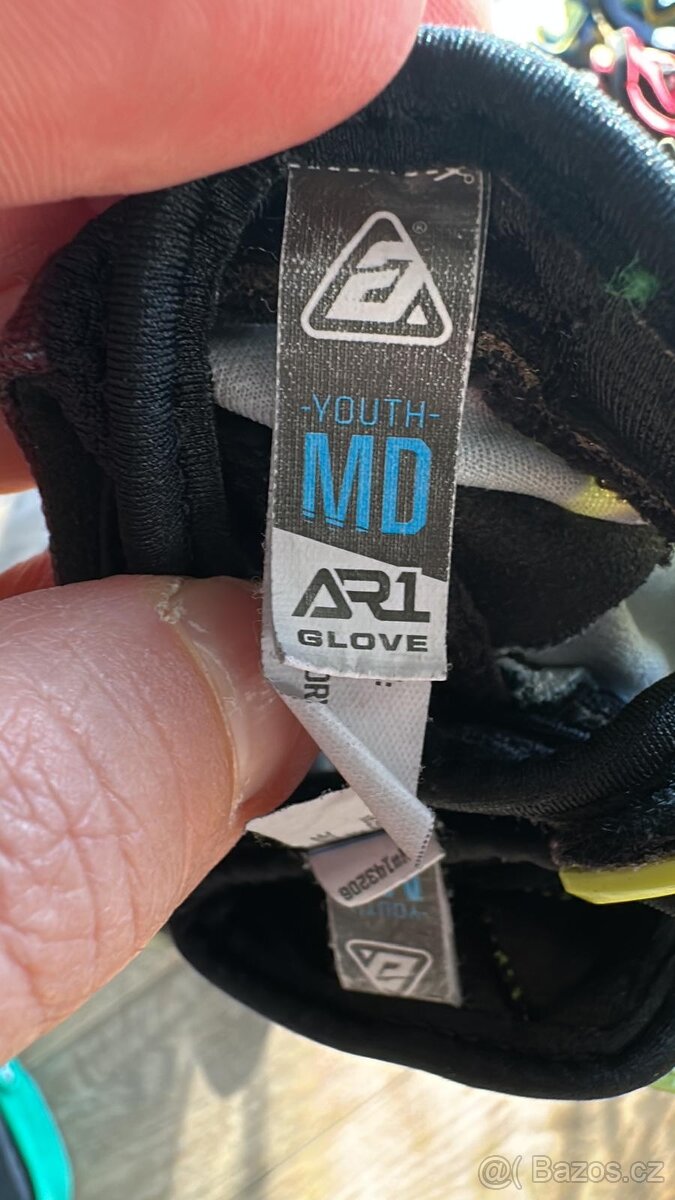 dětské rukavice a brýle na motokros - 2