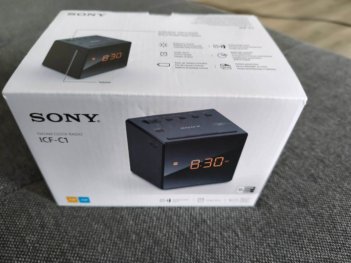 Nový Rádio-budík Sony - 2
