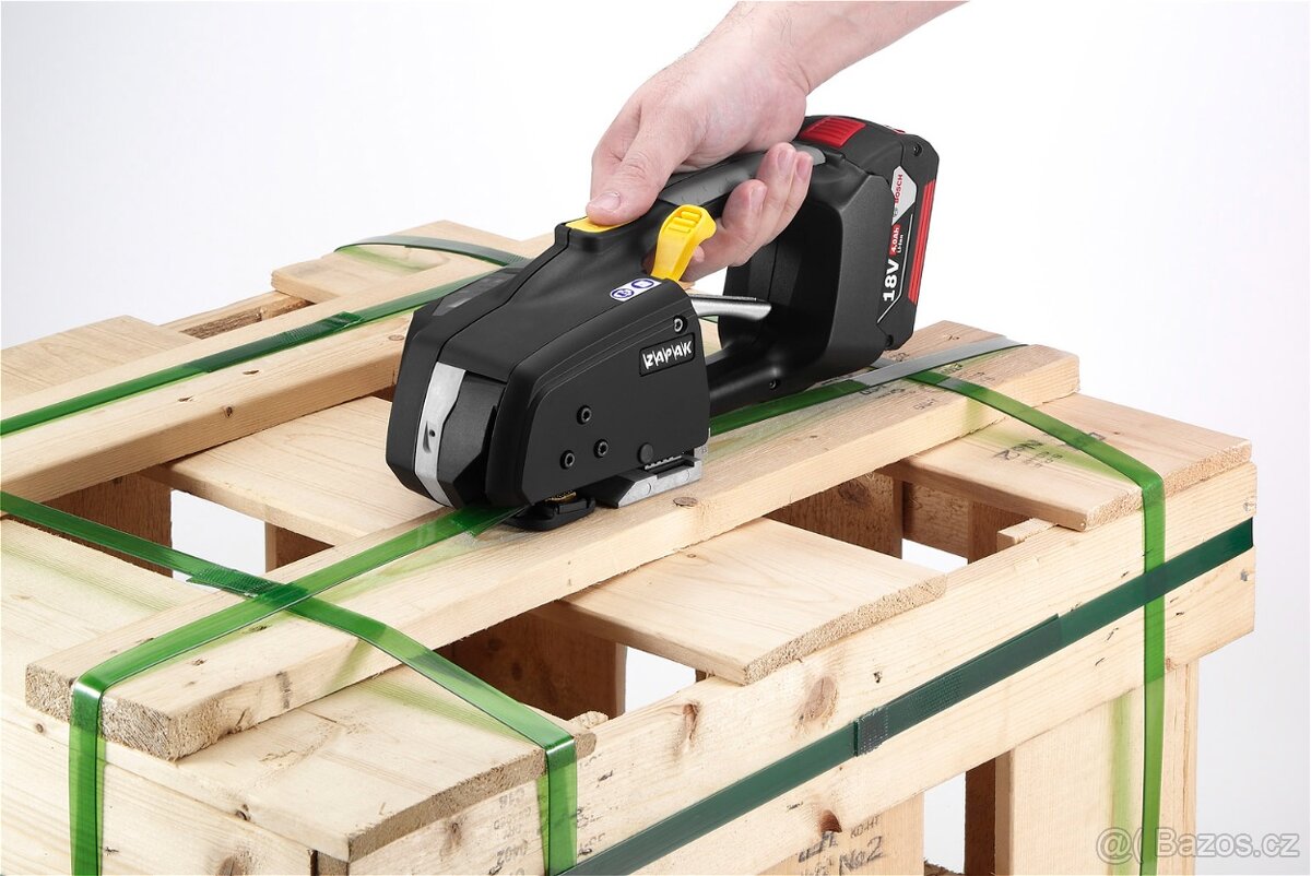 ruční akumulátorový páskovač na PP a PET pásku - ZAPAK ZP93 - 2