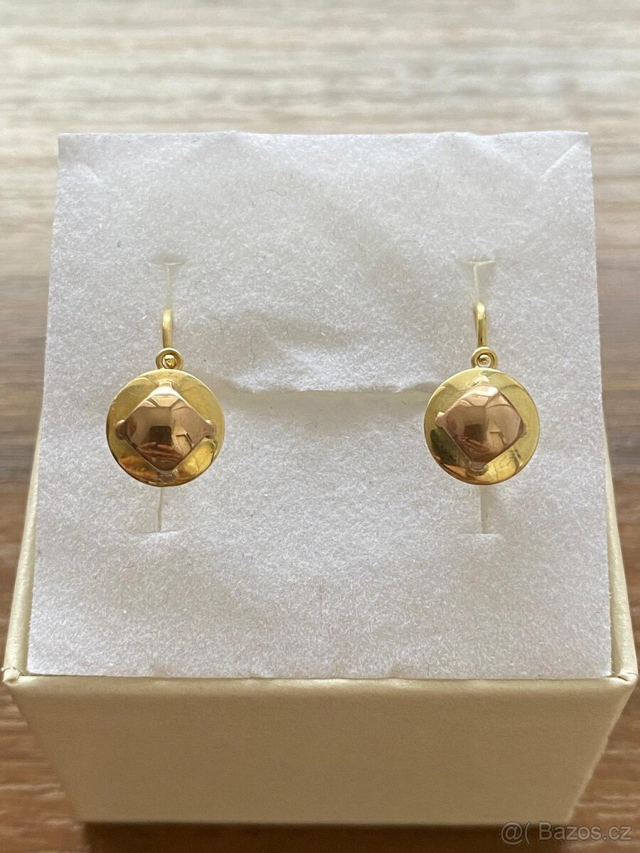 Zlaté dětské náušnice - 2