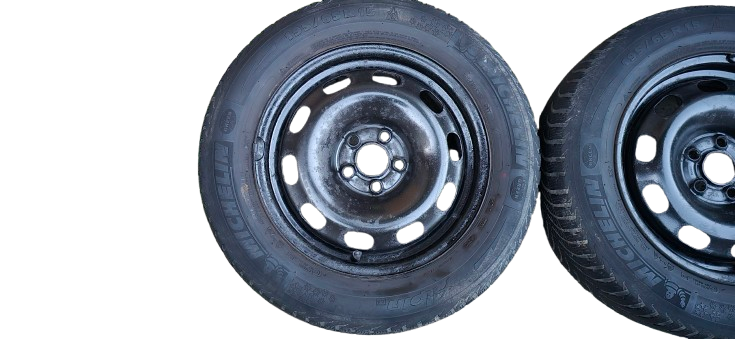 15" 2 plechové disky 5x100 195/65/15 - pošlu - 2