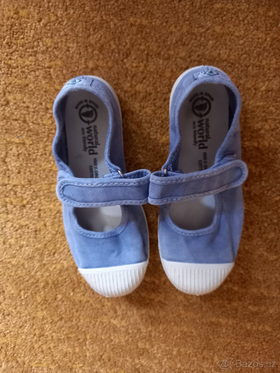 Velice kvalitni spanelske ECO tenisky NATURAL WORLD - 2