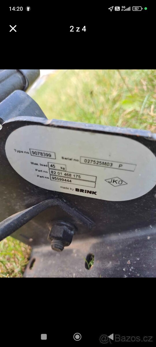 Nosníky na střechu auta - 2